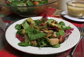 Sweet Bread Panzanella Salad Recipe