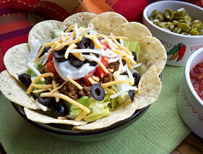 taco salad for one Recipe