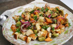 Panzanella Salad with Winter Vegetables