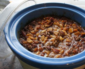 Slow Cooker Cowboy Beans