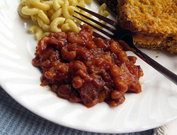 easy baked beans with bacon Recipe