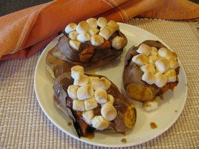 Honey Butter Baked Sweet Potatoes