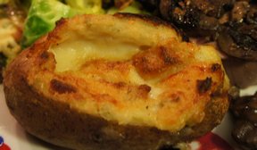 Cheese and Bacon Twice Baked Potatoes