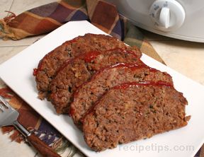 Slow Cooker Meat Loaf Recipe