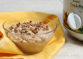 Slow Cooker Overnight Oatmeal Recipe