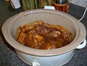 slow cooker barbecued short ribs Recipe