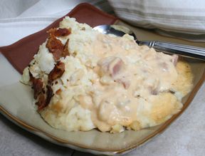 Slow Cooker Cheesy Ham and Potatoes