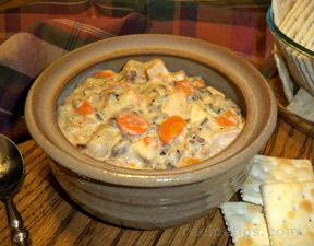 Slow Cooker Chicken and Wild Rice Soup Recipe