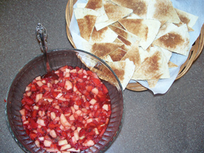 Fruit Salsa with Cinnamon Chips Recipe
