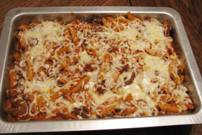 Cheesy Mostaccioli