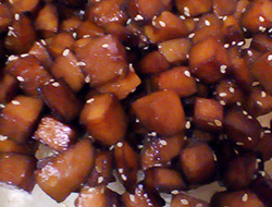Teriyaki Glazed Sweet Potatoes Recipe