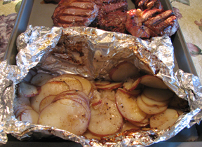 packet potatoes Recipe