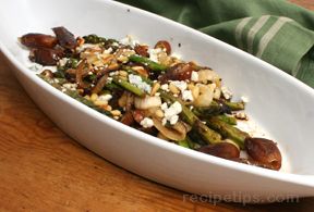 grilled asparagus and onions with balsamic vinegar Recipe
