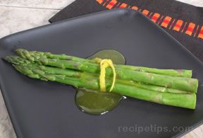 asparagus with lemon sauce Recipe