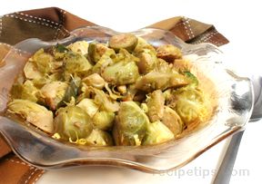 Brussels Sprouts with Toasted  Pecans