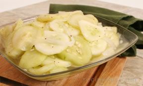 Refrigerator Cucumbers in Vinegar Pickles Recipe