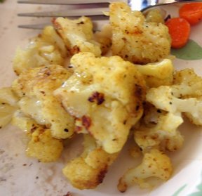 Curry Roasted Cauliflower