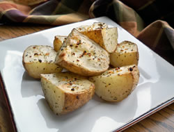 Garlic Oven Roasted Potatoes