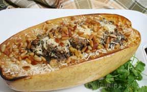 harvest stuffed spaghetti squash Recipe