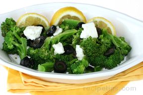 Lemon Broccoli with Olives