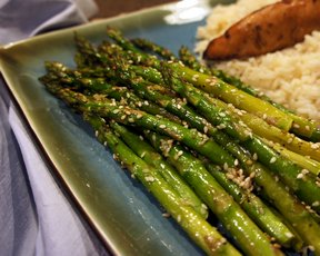 Sesame Roasted Asparagus Recipe