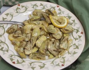 Roasted Baby Artichokes Recipe