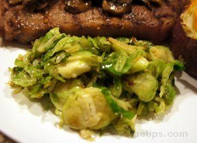 Saut#233ed Brussels Sprouts
