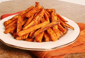 sweet potato oven baked fries Recipe