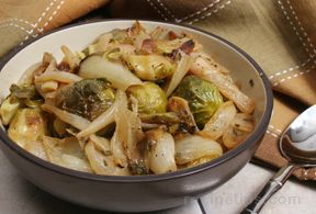 Sweet and Sour Glazed Brussels Sprouts