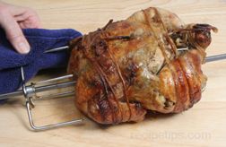 rotisserie grilling chicken Article