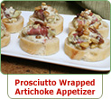 Prosciutto Wrapped Artichoke Appetizer Recipe