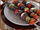 Beef Kebabs on the Grill Recipe
