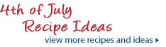 4th of July Recipe Ideas