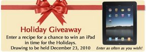 iPad Holiday Giveaway