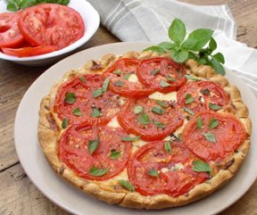 Tomato and Cheese Pie