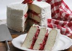 Strawberry Triple Layer Cake