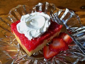 Fresh Strawberry Upside-Down Cake