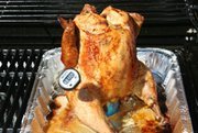 Grilling Beer Can Chicken