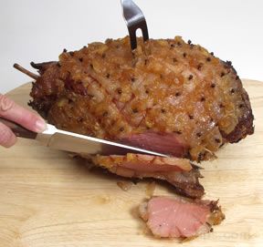 Carving Ham