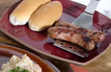 Fresh Bratwurst Should Be Poached Before Grilling