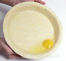 Coat with Egg White to Prevent Soggy Crust