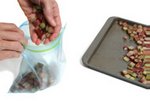 Freeze Rhubarb Individually for Easy Removal