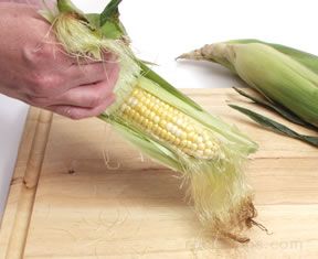 Prepare and Cook Corn on the Cob