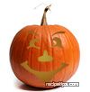 Pumpkin Carving Patterns - Silly Face Template
