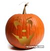 pumpkin carving patterns - wacky face template Article